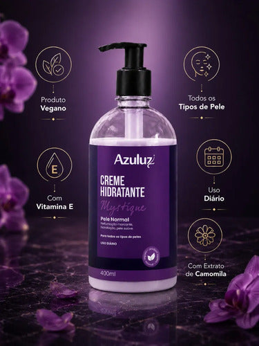 Creme Hidratante Mystique 400ml Vegano Vitamina E