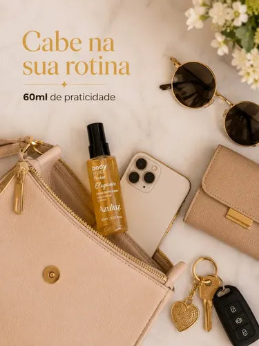 Body Mist Pocket Elegance Floral Sofisticado Feminino 60ml