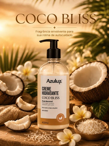 Creme Hidratante Coco Bliss 400ml Vegano Vitamina E
