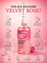 Sabonete Líquido Velvet Rose 480ml Com Glicerina Hidratante