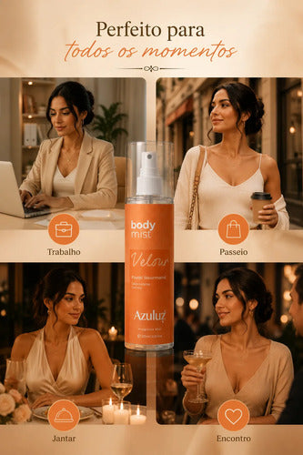 Body Splash Velour Floral Gourmand Feminino 200ml
