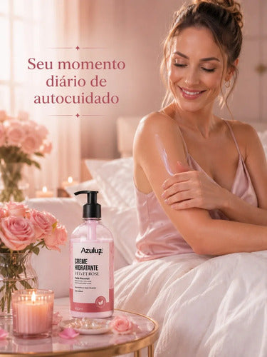 Creme Hidratante Velvet Rose 400ml Vegano Vitamina E