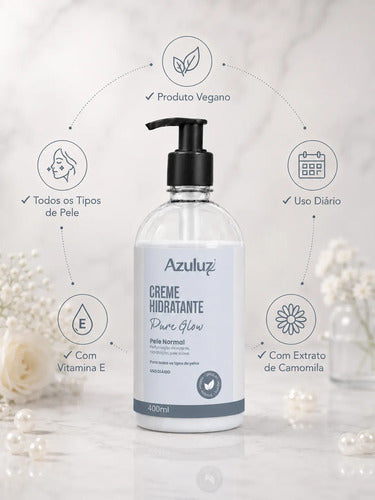 Kit Body Mist Hidratante Sabonete Líquido Pure Glow Feminino