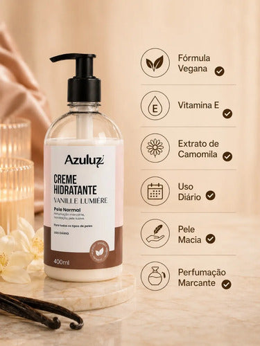 Creme Hidratante Vanille Lumière 400ml Vitamina E