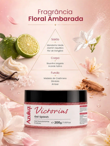 Gel Splash Victorius Baunilha Salgada Frescor Corporal