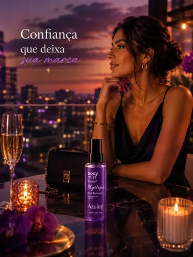 Body Mist Pocket Mystique Floral Gourmand Feminino 60ml