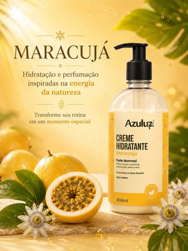 Creme Hidratante Maracujá 400ml Vegano Vitamina E