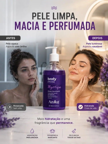 Sabonete Líquido Mystique Com Glicerina 480ml Pele Macia
