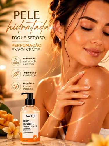 Creme Hidratante Mango Sunset 400ml Vegano Vitamina E