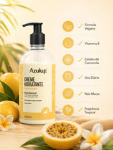 Creme Hidratante Maracujá 400ml Vegano Vitamina E