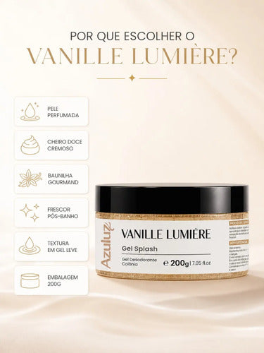 Gel Splash Vanille Lumière Baunilha Pele Perfumada