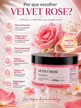 Gel Splash Velvet Rose Floral Gourmand Pele Perfumada