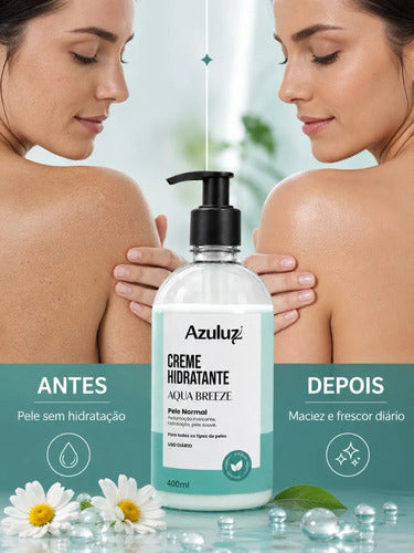 Creme Hidratante Aqua Breeze 400ml Vegano Vitamina E