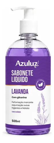 Sabonete Líquido Lavanda Glicerinado 480ml Com Glicerina