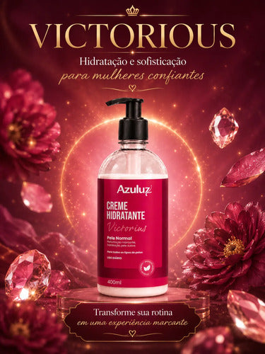 Kit Body Mist Hidratante Sabonete Líquido Victorius Feminino