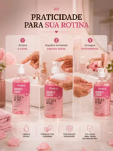 Sabonete Líquido Velvet Rose 480ml Com Glicerina Hidratante