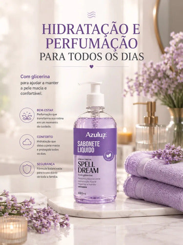 Sabonete Líquido Spell Dream 480ml Com Glicerina Hidratante