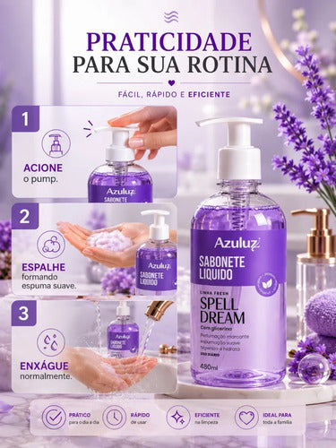 Sabonete Líquido Spell Dream 480ml Com Glicerina Hidratante
