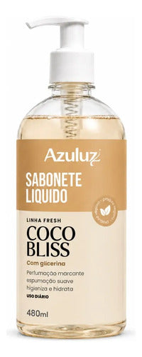 Sabonete Líquido Coco Bliss 480ml Com Glicerina Hidratante