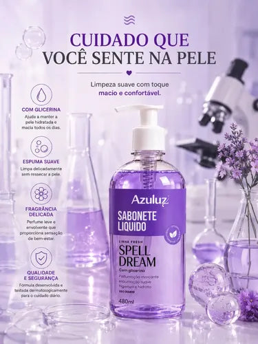 Sabonete Líquido Spell Dream 480ml Com Glicerina Hidratante