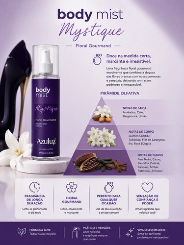 Kit 3 Body Splash Feminino Desodorante 200ml