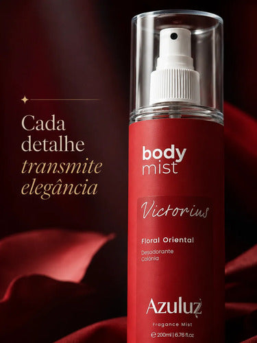 Kit Body Mist Hidratante Sabonete Líquido Victorius Feminino